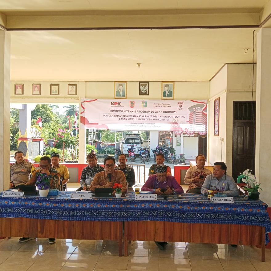 Bimtek Program Desa Anti korupsi