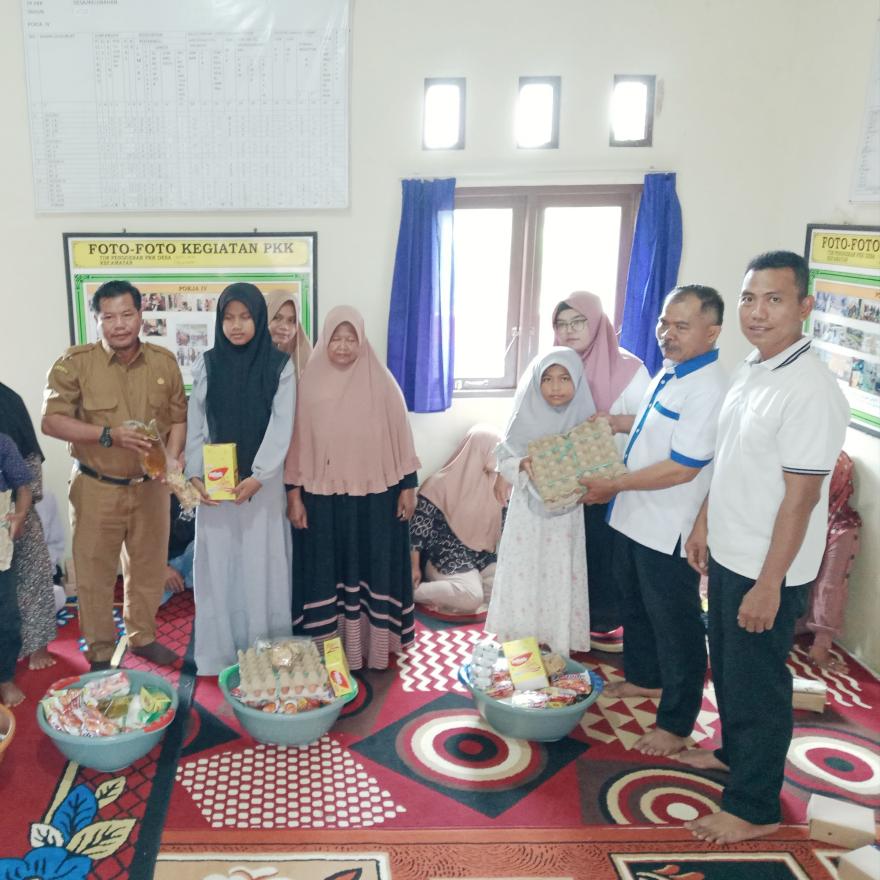 Santunan Anak Yatim oleh Kelompok IKM Rumus