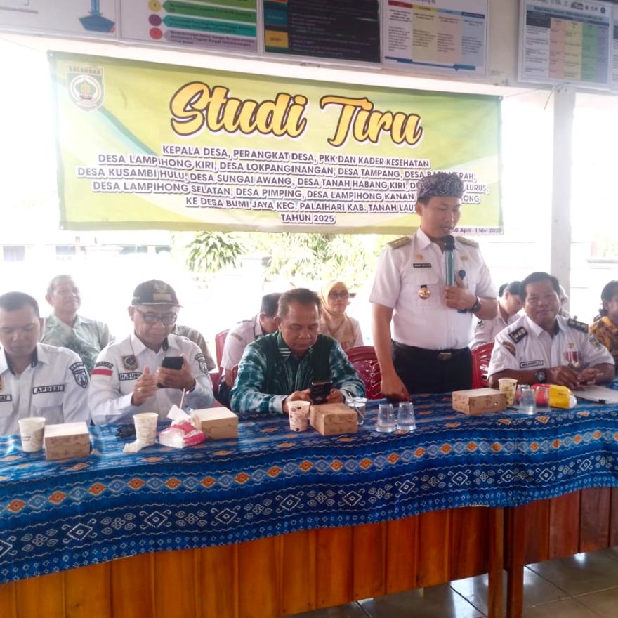 Study tiru desa-desa Kec.Lampihong Kab. Balangan